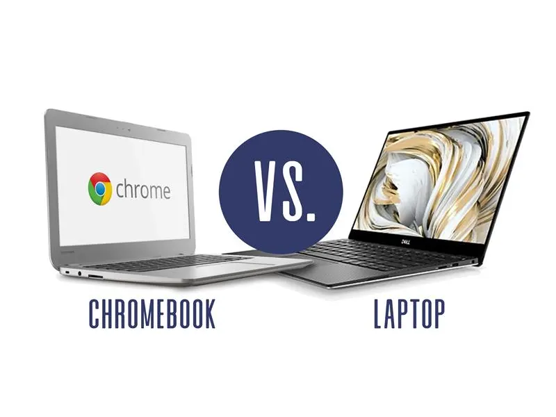 کروم بوک در مقابل لپ تاپ معمولی